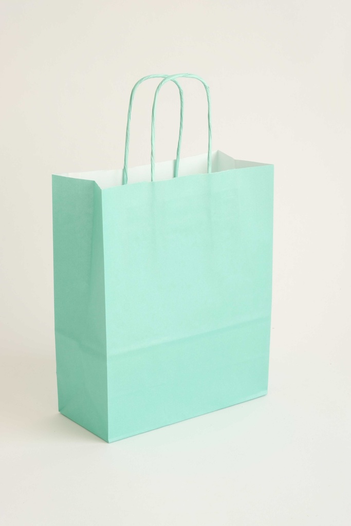 [0073239] paper bag 'tendence' (almond, 18+8x22cm-90g/m²)