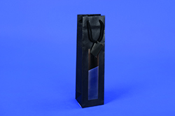 [0073263] paper bag for bottle 'intense' + window (10+9x38cm (x1))
