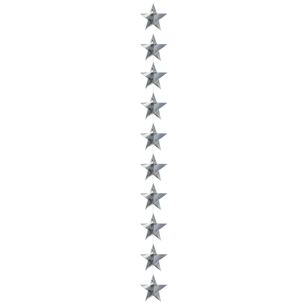 foil star garland