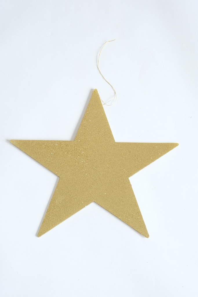 [0682409] glitterster vlak (goud, Ø20cm)