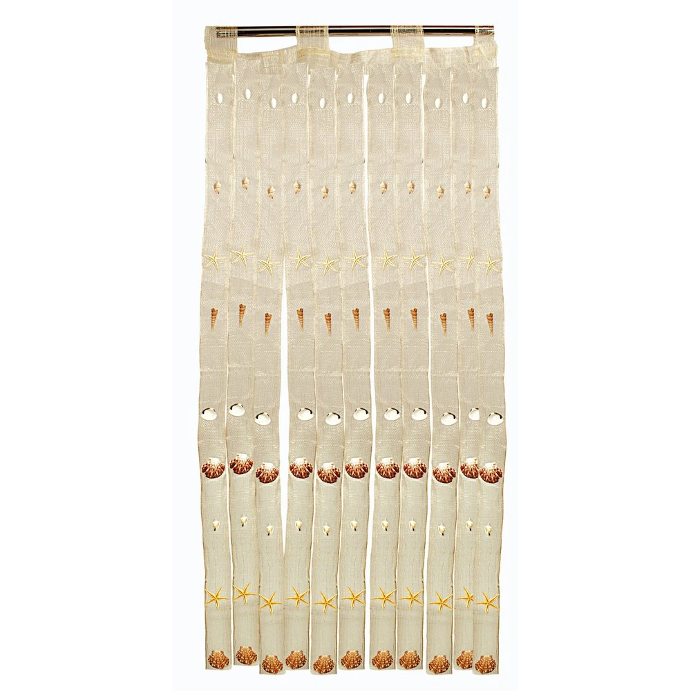 [0683313] coquillages de rideau/sinamay